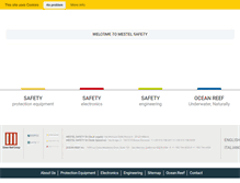 Tablet Screenshot of mestelsafety.com